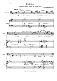Kichijiro: For bassoon and harp by David W Solomons