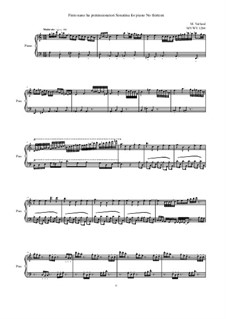 28 Sonatinas: No.13 Finto nano ha pretensionatori, MVWV1284 by Maurice Verheul