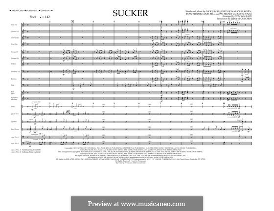 Marching Band version: Full score by Joseph Jonas, Kevin Jonas Sr., Nicholas Jonas, Ryan B Tedder, Louis Bell, Frank Dukes