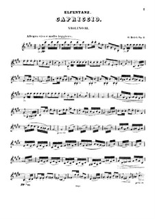 Elfentanz für drei Violinen, Op.2: Violinstimme III by Oskar Bolck