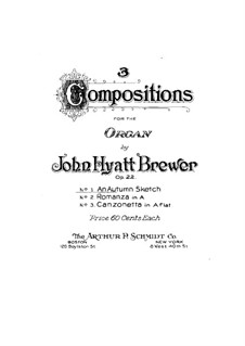 An Autumn Sketch, Op.22 No.1: An Autumn Sketch by John Hyatt Brewer