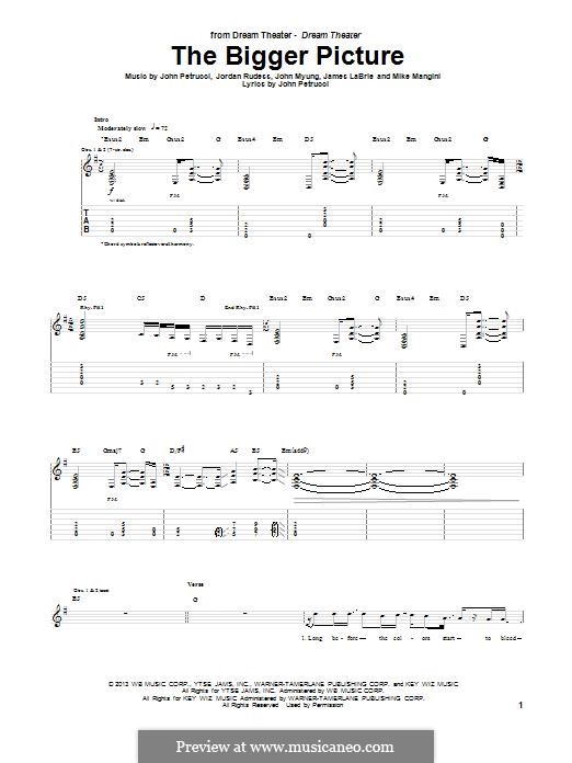 The Bigger Picture (Dream Theater): The Bigger Picture (Dream Theater) by Michael Mangini, John Petrucci, John Myung, Jordan Rudess, James LaBrie