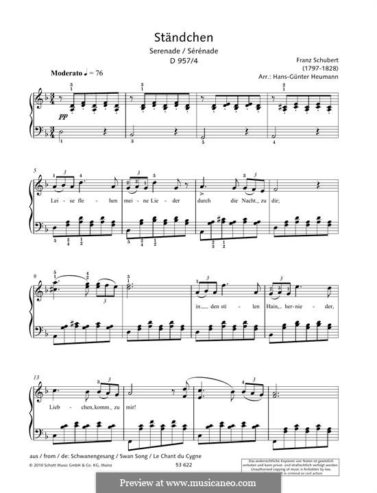 schubert standchen piano imslp liszt schubert standchen piano imslp liszt