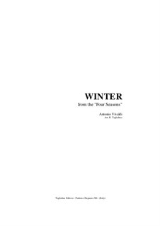 Violin Concerto No.4 in F Minor 'L'inverno', RV 297: Movement II, for organ by Antonio Vivaldi