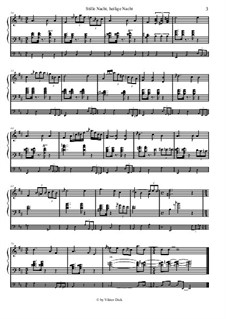 Solo instrument version (various): For organ by Franz Xaver Gruber