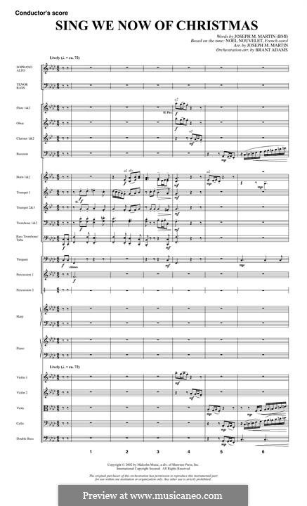 Choir Instrumental Pak version by Joseph M. Martin: Full score by folklore