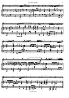 We Praise Thee o God: For flute and piano by John Jenkins Husband