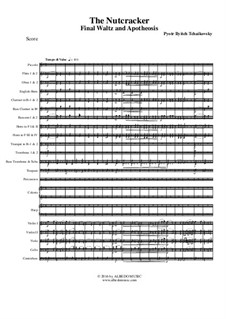 No.15 Final Waltz and Apotheosis: For full orchestra by Pyotr Tchaikovsky