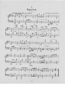 Aus meinem Skizzenbuch, Op.29: Complete set by Theodor Kirchner