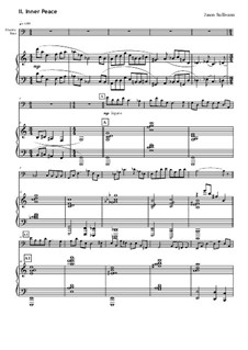 Sonata for Electric Bass and Piano: Movement II – score by Jason Sullivann