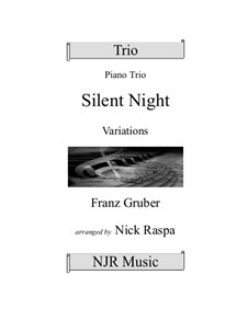 Variations: For piano trio by Franz Xaver Gruber