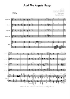 And the Angels Sang: For Saxophone Quartet and Piano by Felix Mendelssohn-Bartholdy, folklore, Richard Storrs Willis