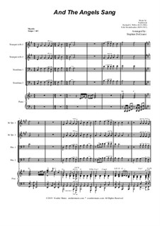 And the Angels Sang: For Brass Quartet and Piano - Alternate Version by Felix Mendelssohn-Bartholdy, folklore, Richard Storrs Willis