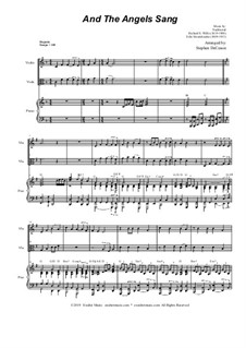 And the Angels Sang: Duet for Violin and Viola - Alternate Version by Felix Mendelssohn-Bartholdy, folklore, Richard Storrs Willis