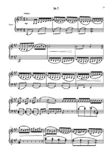 24 preludies and fugues for piano: No.7 by Vladimir Polionny