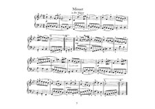 No.9 Minuet in B Flat Major, BWV Anh.118: For harpsichord by Johann Sebastian Bach