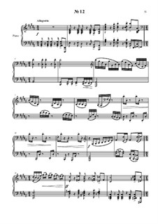 24 preludies and fugues for piano: No.12 by Vladimir Polionny