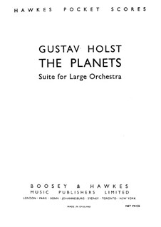 Complete Suite: Complete set – full score by Gustav Holst