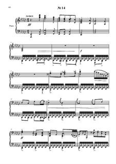 24 preludies and fugues for piano: No.14 by Vladimir Polionny