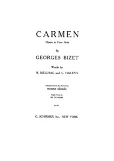 Complete Opera: Piano-vocal score by Georges Bizet