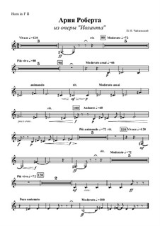 Iolanta, TH 11 Op.69: Aria of Robert – horn II part by Pyotr Tchaikovsky