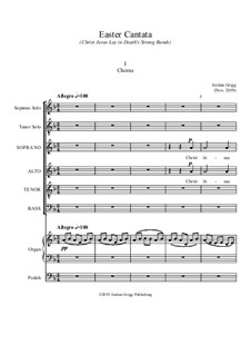 Easter Cantata (Christ Jesus Lay in Death's Strong Bands): Easter Cantata (Christ Jesus Lay in Death's Strong Bands) by Jordan Grigg