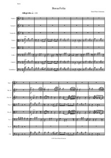 Bossa Folia: For string orchestra by David W Solomons