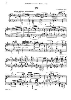 No.4 in E Flat Major, S.244: For piano by Franz Liszt