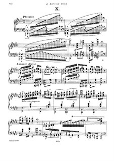 No.10 in E Major, S.244: For piano by Franz Liszt