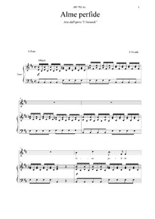 L'Ateneide: Alme perfide. Aria by Antonio Vivaldi