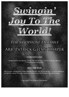 Ensemble version: For saxophone ensemble by Georg Friedrich Händel