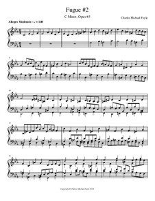 Fugue and Prelude No.2 C Minor, Op.5: Fugue by Charles Fayle
