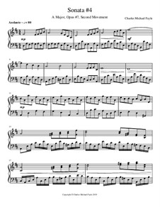 Sonata No.4, Op.7: Second Movement by Charles Fayle