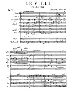 Le Villi (The Willis or The Fairies): Full score by Giacomo Puccini