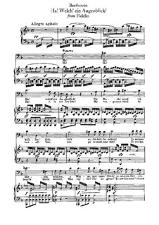 Ha! Welch' ein Augenblick: Piano-vocal score by Ludwig van Beethoven