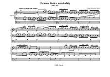 O Lamm Gottes, unschuldig, BWV 618: Für Orgel by Johann Sebastian Bach