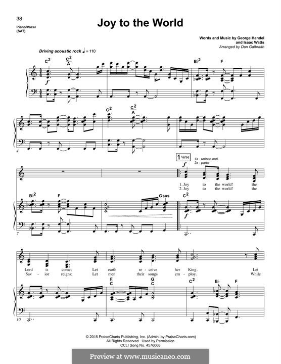 Vocal version: For voice and piano by Georg Friedrich Händel