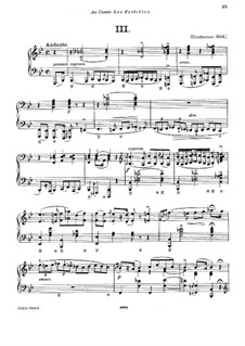 No.3 in B Flat Major, S.244: For piano by Franz Liszt