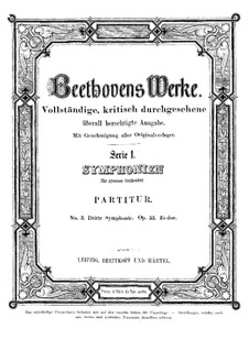 Complete set: Full score by Ludwig van Beethoven