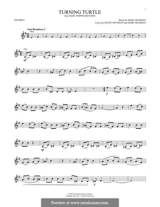 Turning Turtle: For trumpet by Marc Shaiman