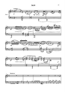 24 preludies and fugues for piano: No.19 by Vladimir Polionny