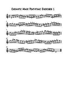 Jazz Trumpet Chromatic Pentatonic Exercise: Jazz Trumpet Chromatic Pentatonic Exercise by Richard Iles