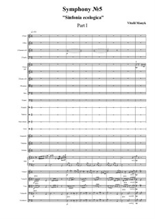 Symphony No.5 'Sinfonia ecologica', Op.91: Symphony No.5 'Sinfonia ecologica' by Vitalii Manyk