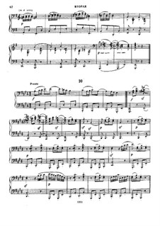 Dance No.10 in E Major: First part, Second part by Johannes Brahms