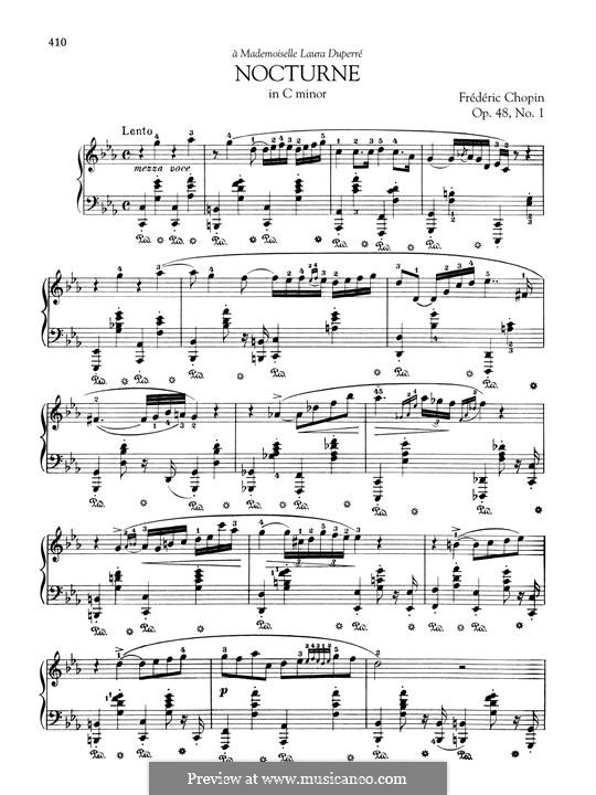 Nocturnes, Op.48: No.1 in C Minor by Frédéric Chopin