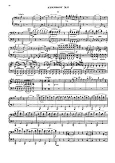 Symphony No.100 in G Major 'Militaire', Hob.I/100: Version for piano four hands by Joseph Haydn