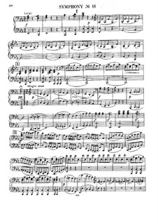 Symphony No.84 in E Flat Major 'In nomine Domini', Hob.I/84: Version for piano four hands by Joseph Haydn