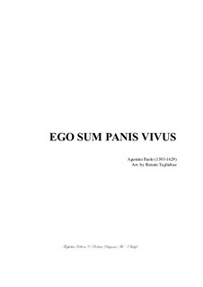 Ego sum panis vivus: SATB by Paolo Agostini