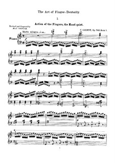 Exercises No.1-16: Exercises No.1-16 by Carl Czerny