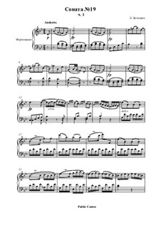 Sonata for Piano No.19, Op.49 No.1: Movement I by Ludwig van Beethoven